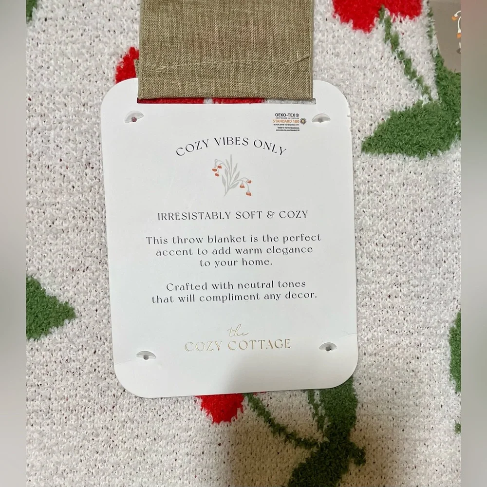 Cozy Cottage Knitted Throw Blanket